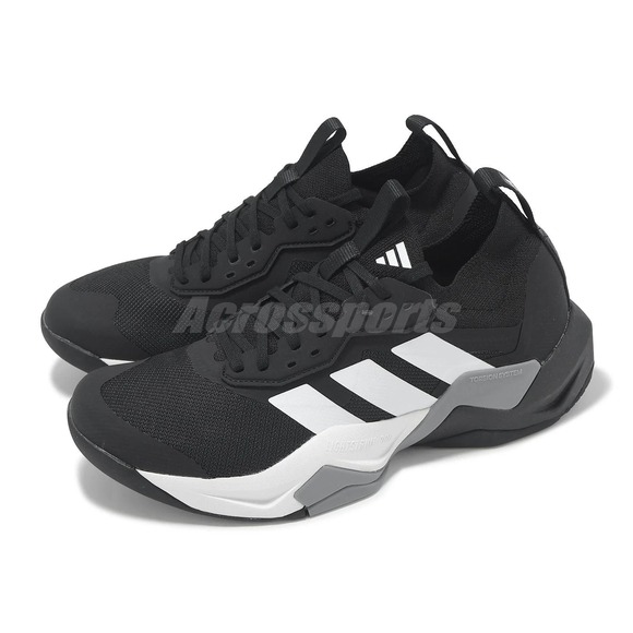 Mens 8.5- adidas Rapidmove Adv 2 Trainer Black White Cross Training Shoes IH5242 main image 5